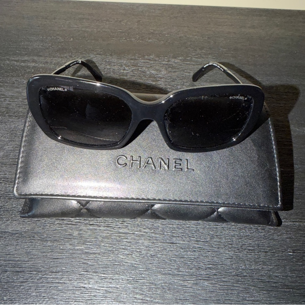 CHANEL Women’s Black Sunglasses